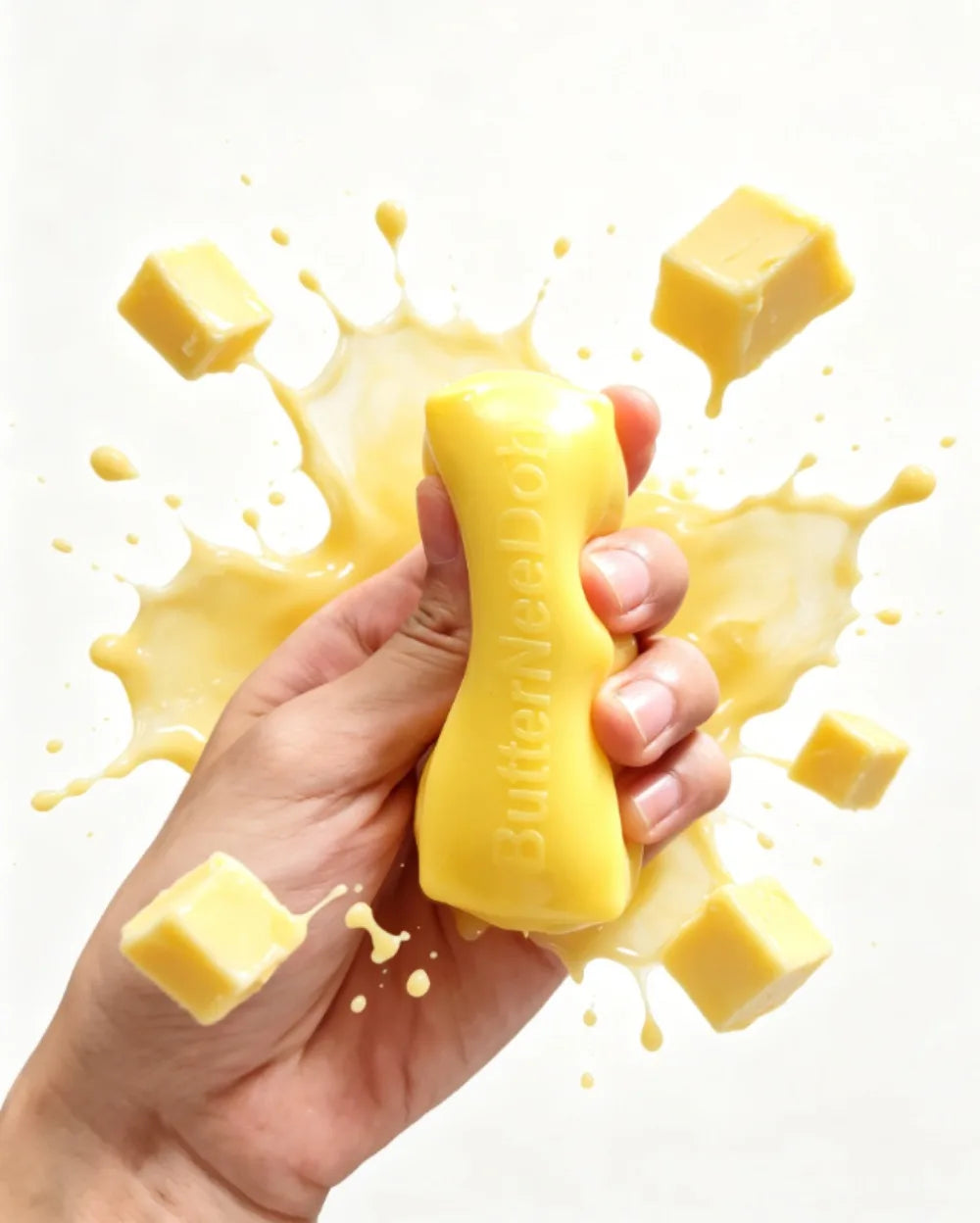 NeeDoh Butter Stick, squishy ultra doux à effet slow rise pour soulager le stress.