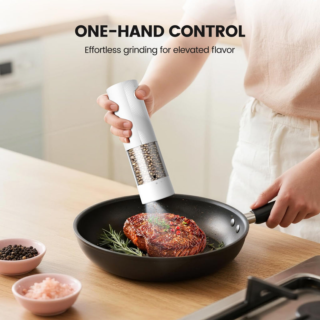 Electric Salt and Pepper Grinder Set