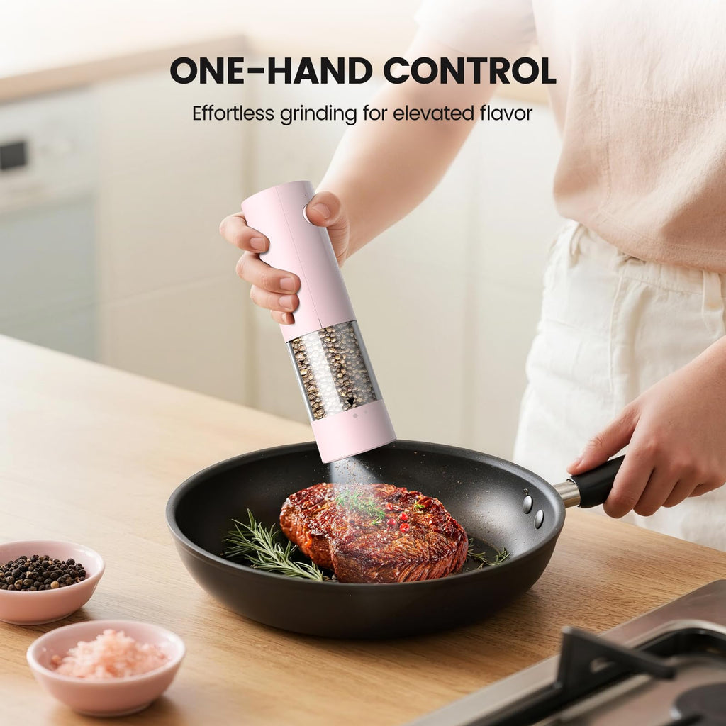 Electric Salt and Pepper Grinder Set