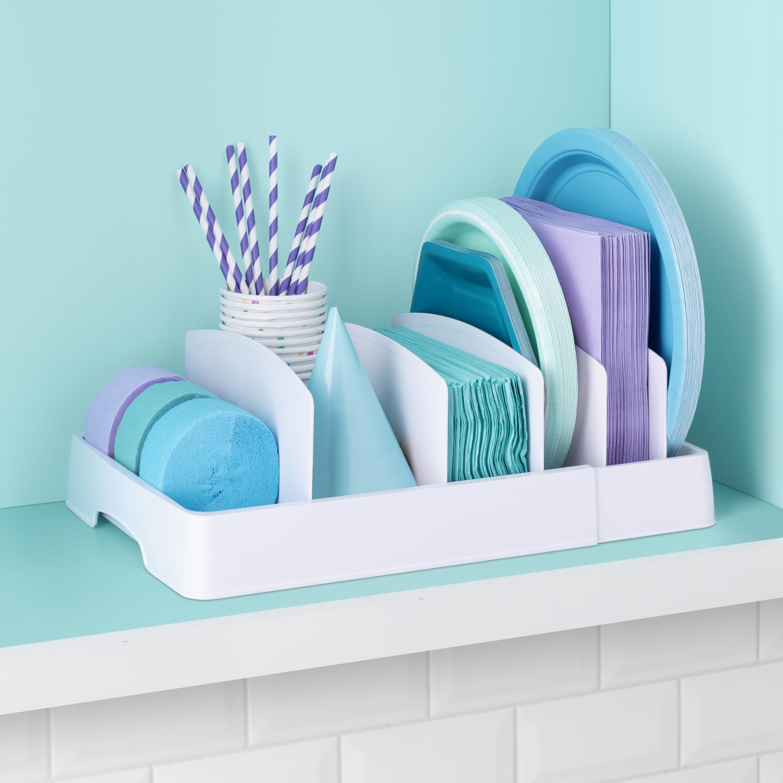 Food Container Lid Organizer for Kitchen Cabinet