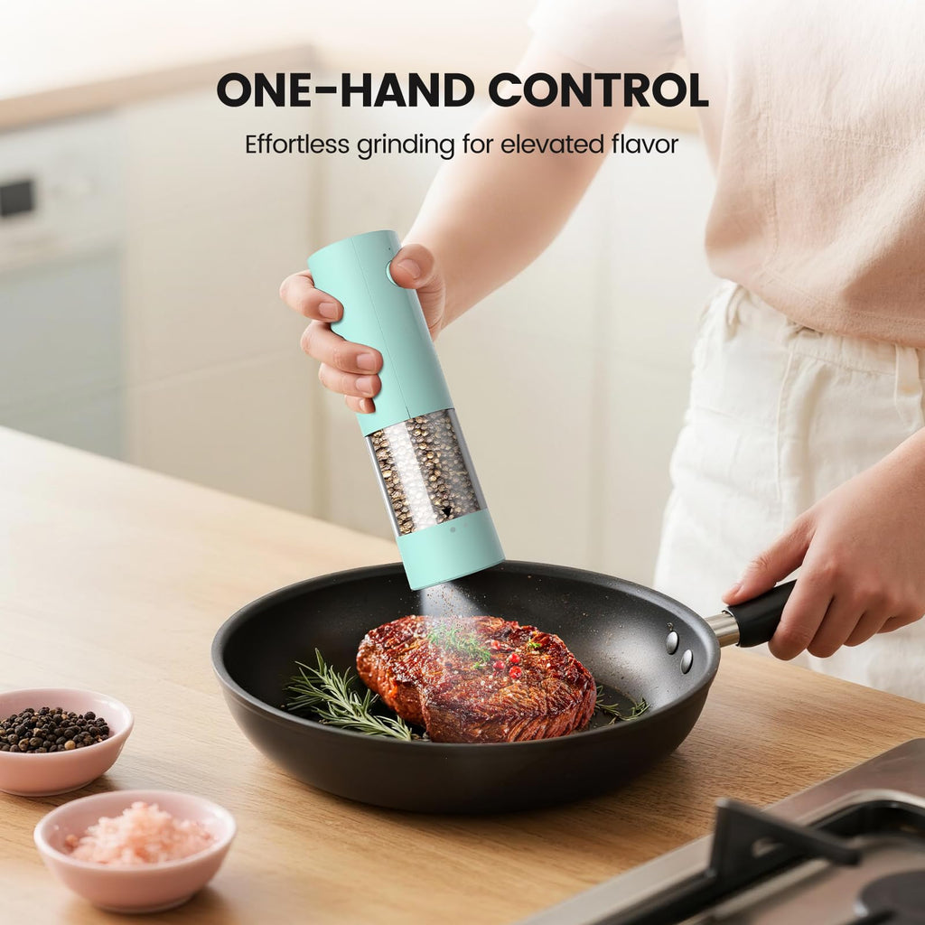 Electric Salt and Pepper Grinder Set