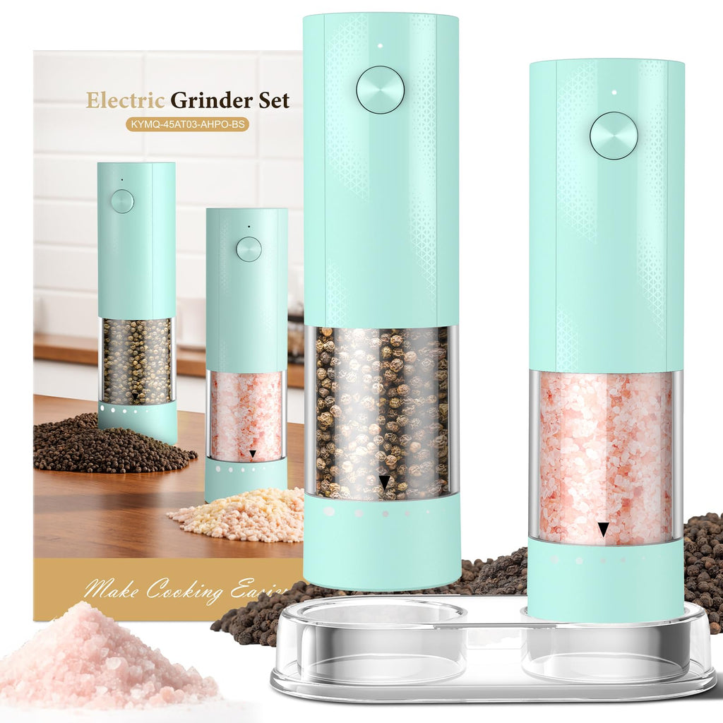 Electric Salt and Pepper Grinder Set