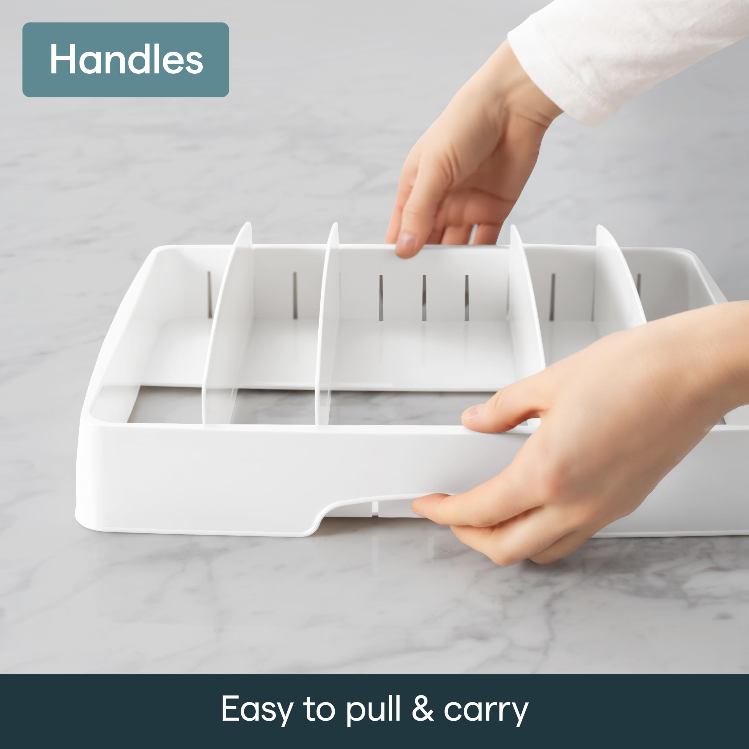 Food Container Lid Organizer for Kitchen Cabinet