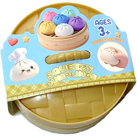 Squishy Ravioli Pailleté ultra doux à effet slow rise pour soulager le stress.