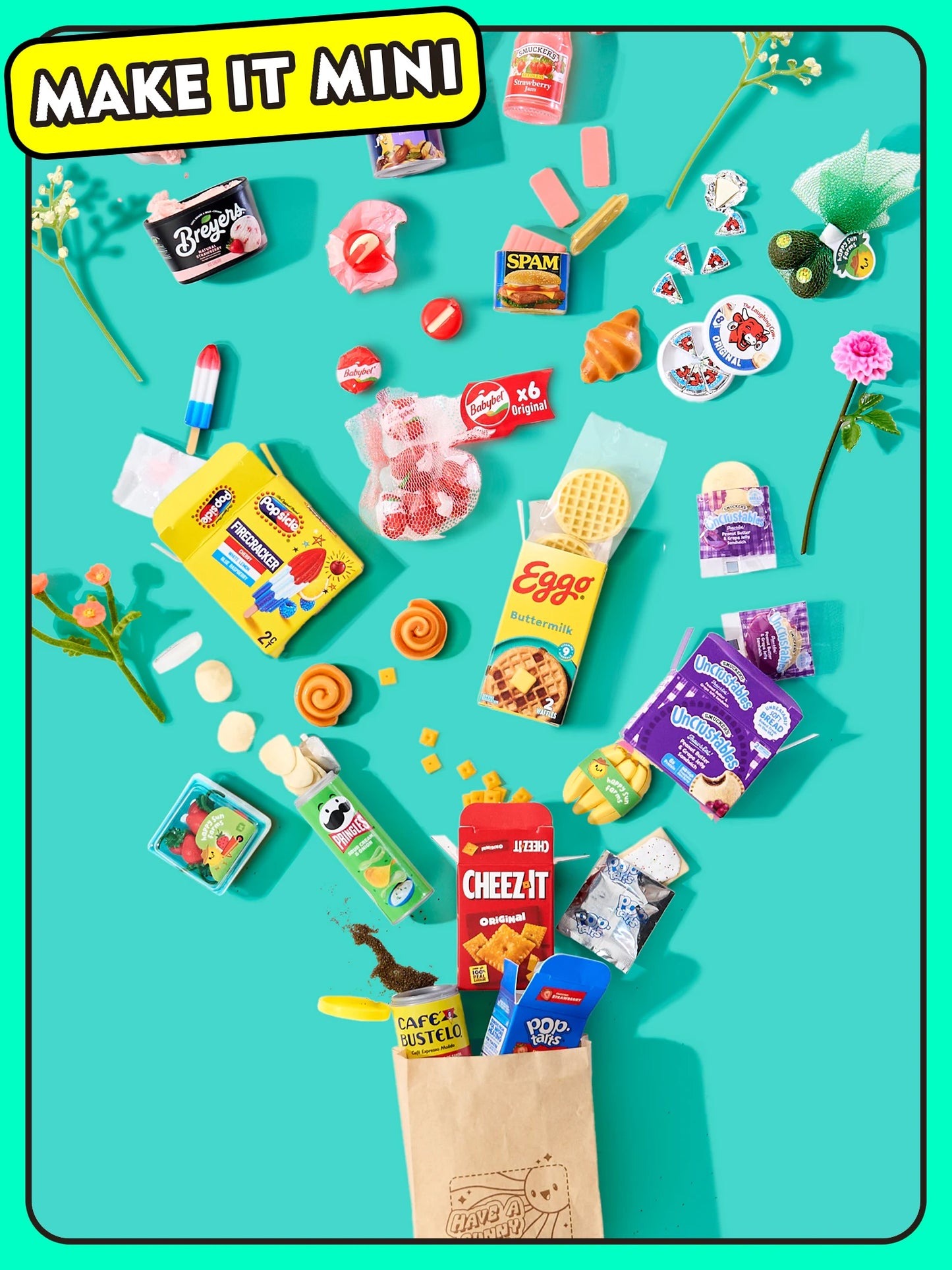 Mini Verse Real Brands – Jouet miniature surprise DIY, répliques hyper-réalistes de marques populaires