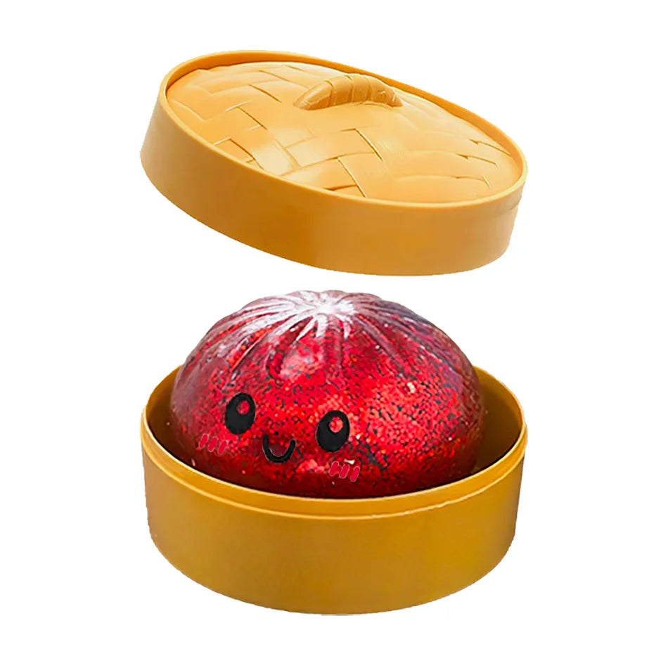 Squishy Dumpling Pailleté avec Boîte