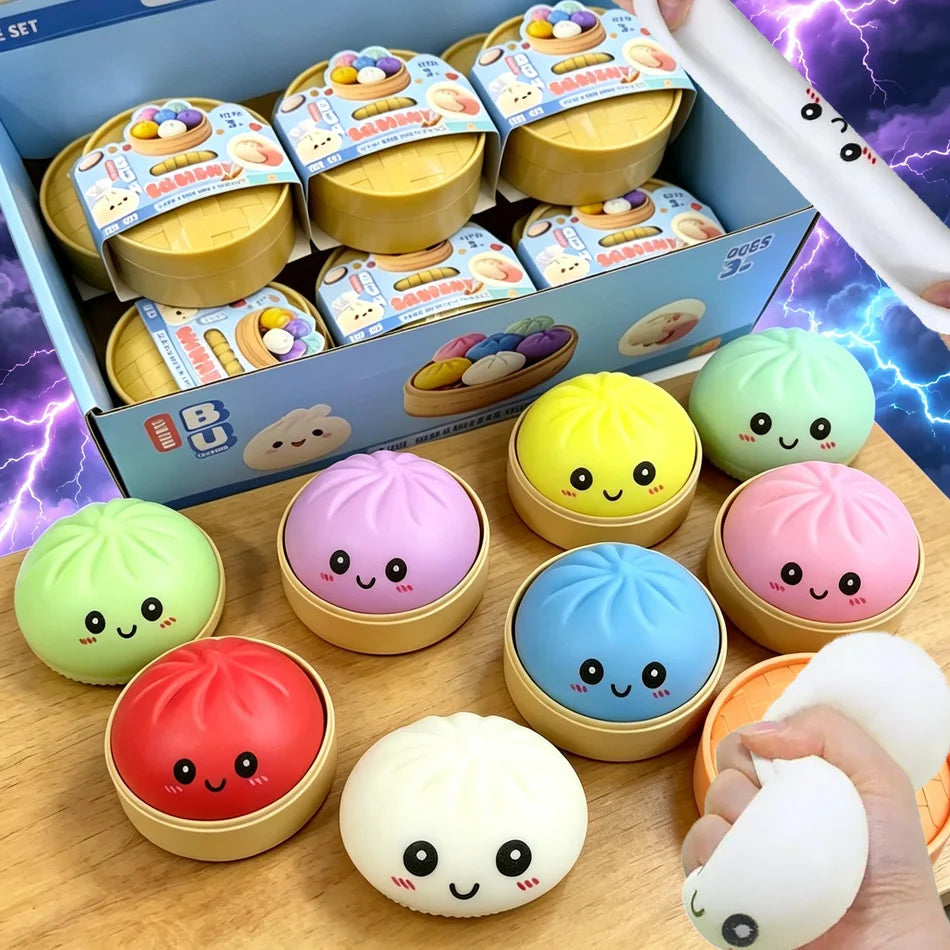 Mini Squishy Dumpling Kawaii