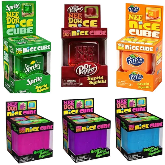 NeeDoh Nice Cube – Cube Sensoriel Squishy Ultra Doux