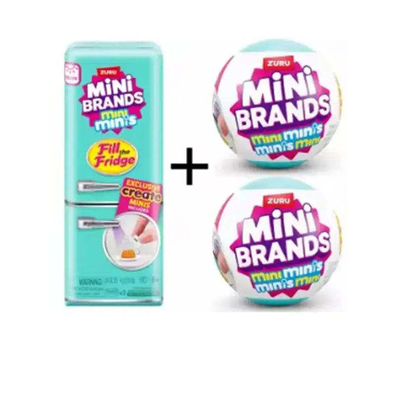 Mini Brands® Fill The Fridge – Coffret Mini Réfrigérateur & Boîte Mystère à Collectionner