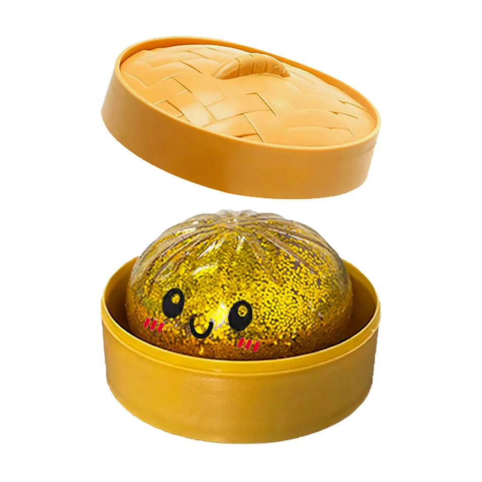 Squishy Dumpling Pailleté avec Boîte
