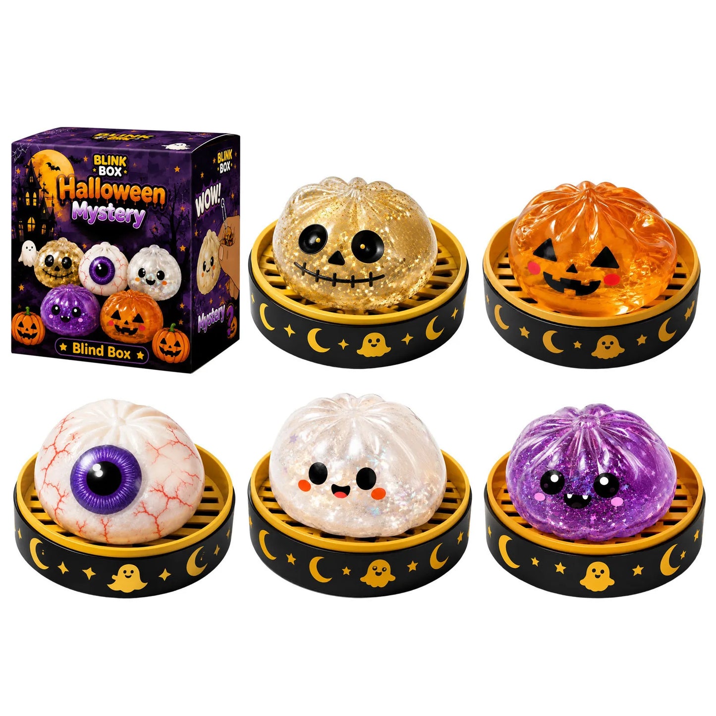 Squishy Fantôme d'Halloween Effet Maltose