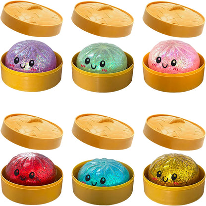 Squishy Dumpling Pailleté avec Boîte