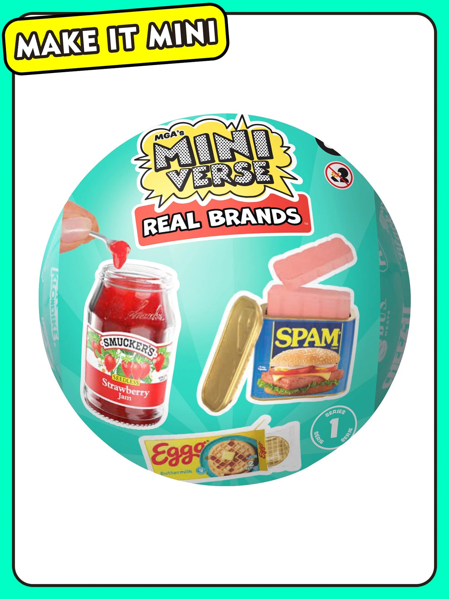 Mini Verse Real Brands – Jouet miniature surprise DIY, répliques hyper-réalistes de marques populaires
