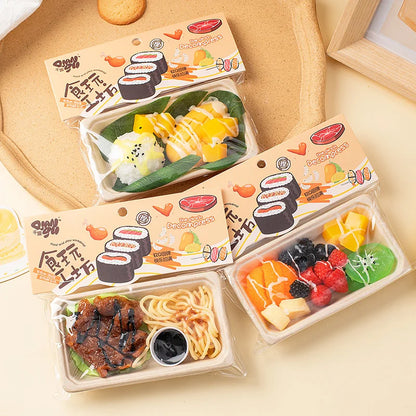 Squishy Nourriture Taba – Poulet Frit, Sushi, Dumpling & Mochi