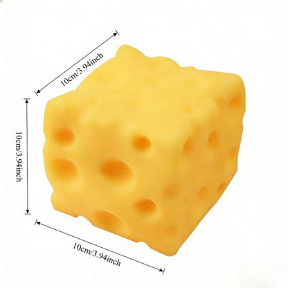 Gros Squishy Fromage Géant – Jumbo Anti-Stress Malléable à Rebond Lent