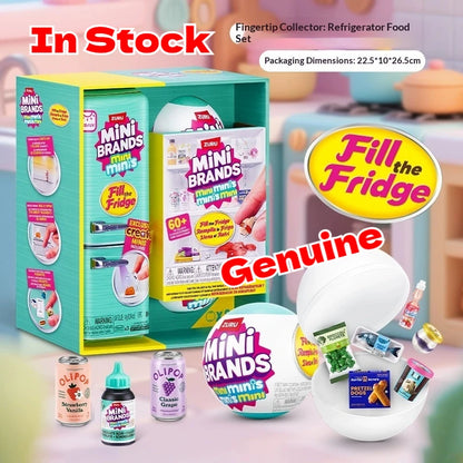 Mini Brands® Fill The Fridge – Coffret Mini Réfrigérateur & Boîte Mystère à Collectionner