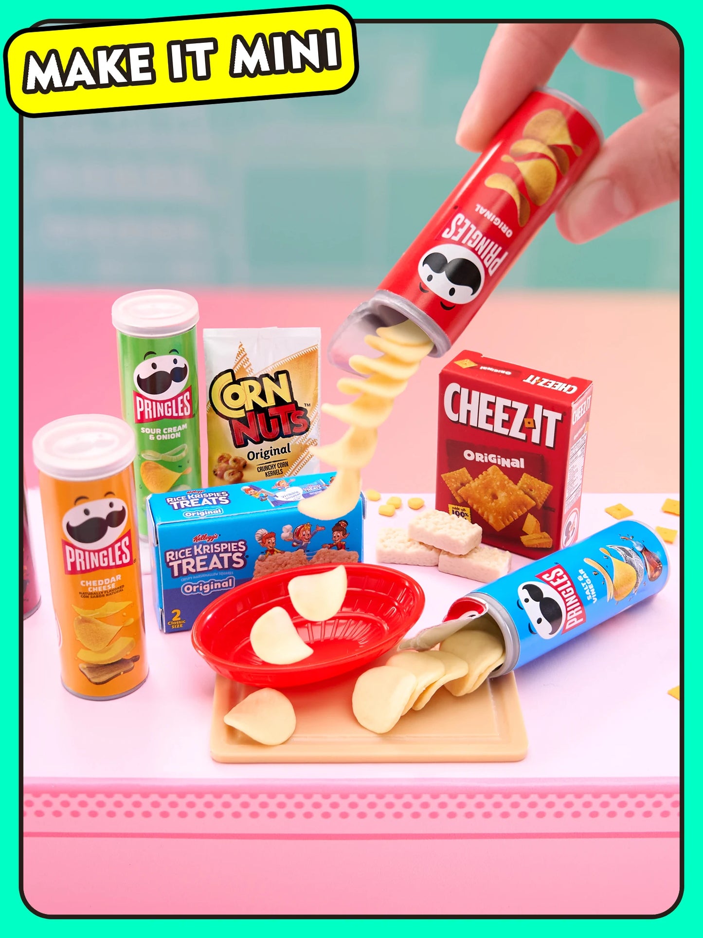 Mini Verse Real Brands – Jouet miniature surprise DIY, répliques hyper-réalistes de marques populaires