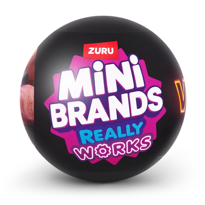 Mini Brands Really Works – Boîte surprise mystère, mini-vinyles jouables, cadeau collector pour mélomanes