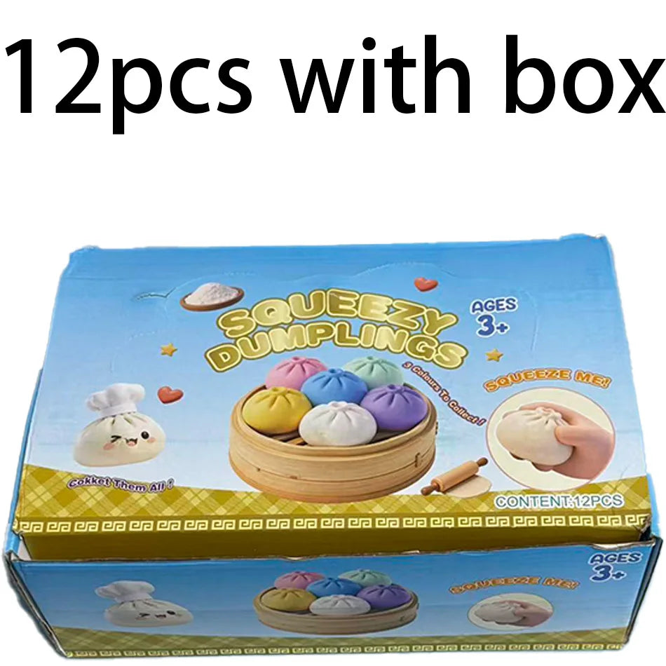 Squishy Dumpling Pailleté avec Boîte