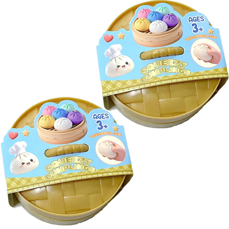Squishy Dumpling Pailleté avec Boîte
