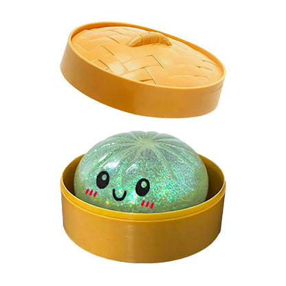 Squishy Dumpling Pailleté avec Boîte