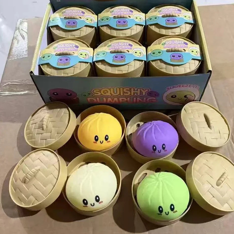 Mini Squishy Dumpling Kawaii