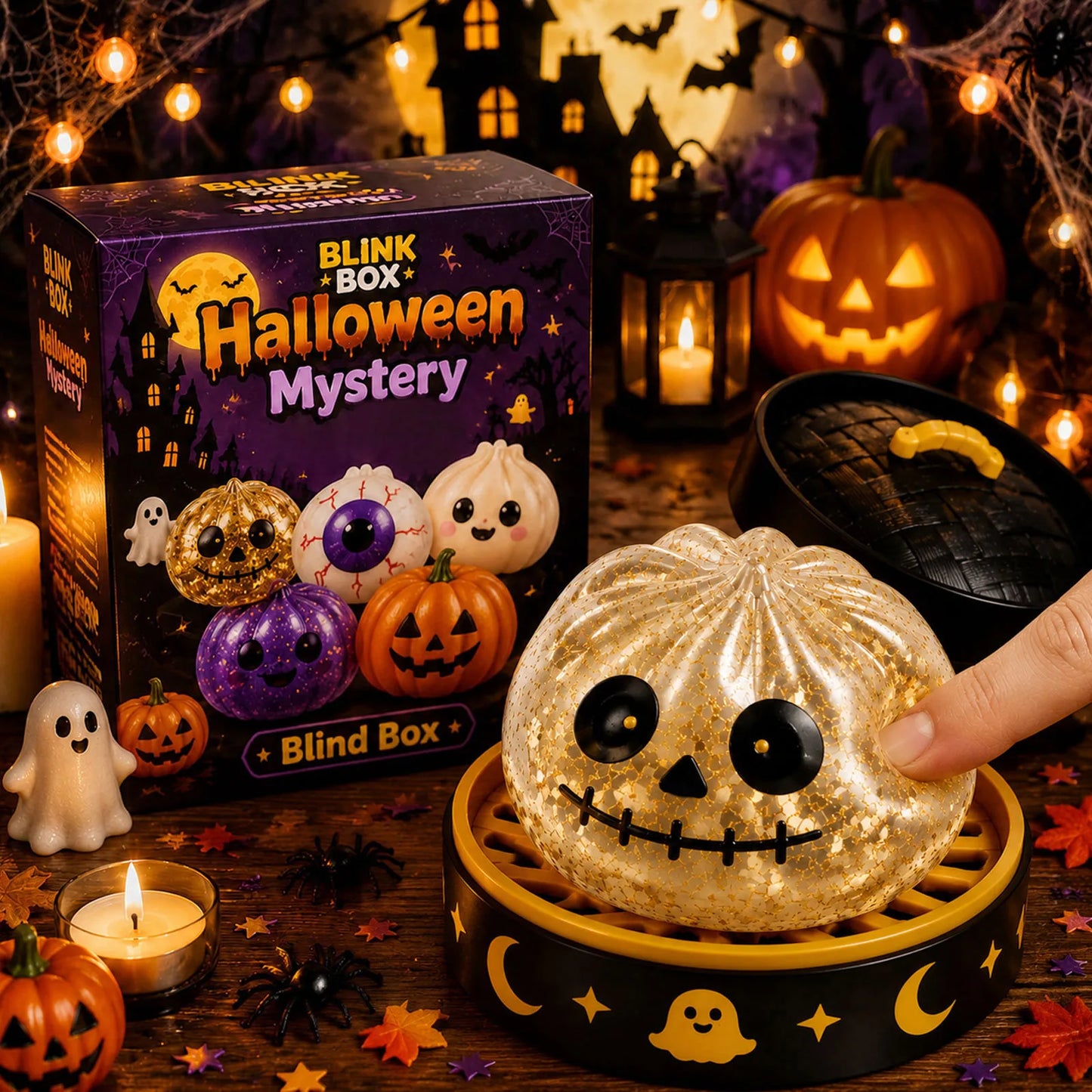 Squishy Fantôme d'Halloween Effet Maltose
