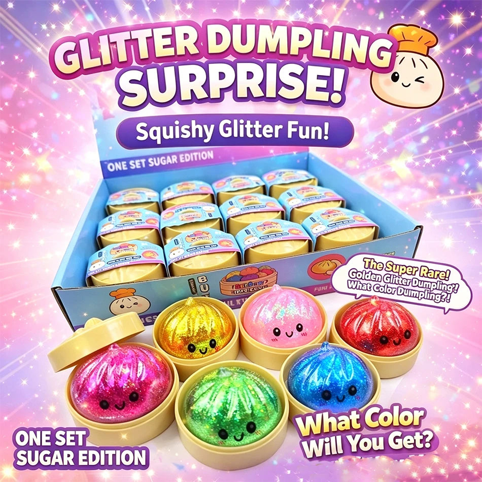 Mini Squishy Dumpling Pailleté Ultra Rare