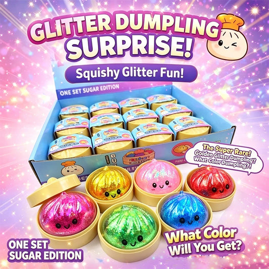 Mini Squishy Dumpling Pailleté Ultra Rare