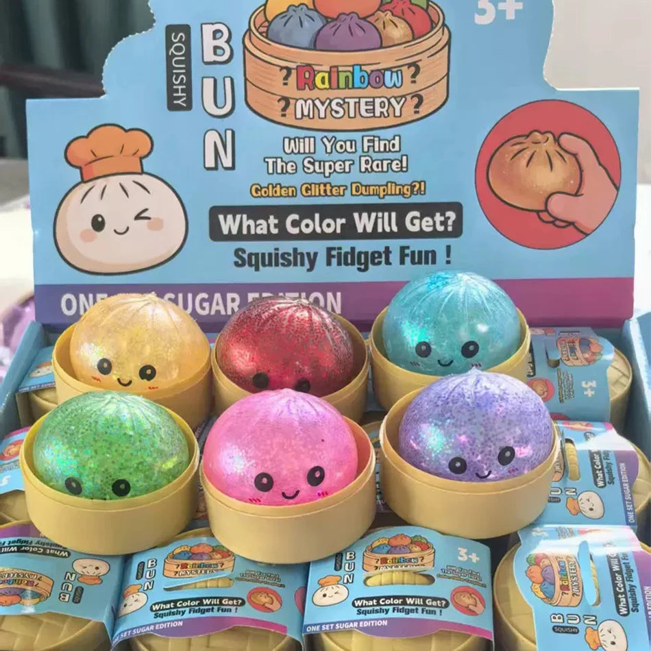 Mini Squishy Dumpling Pailleté Ultra Rare