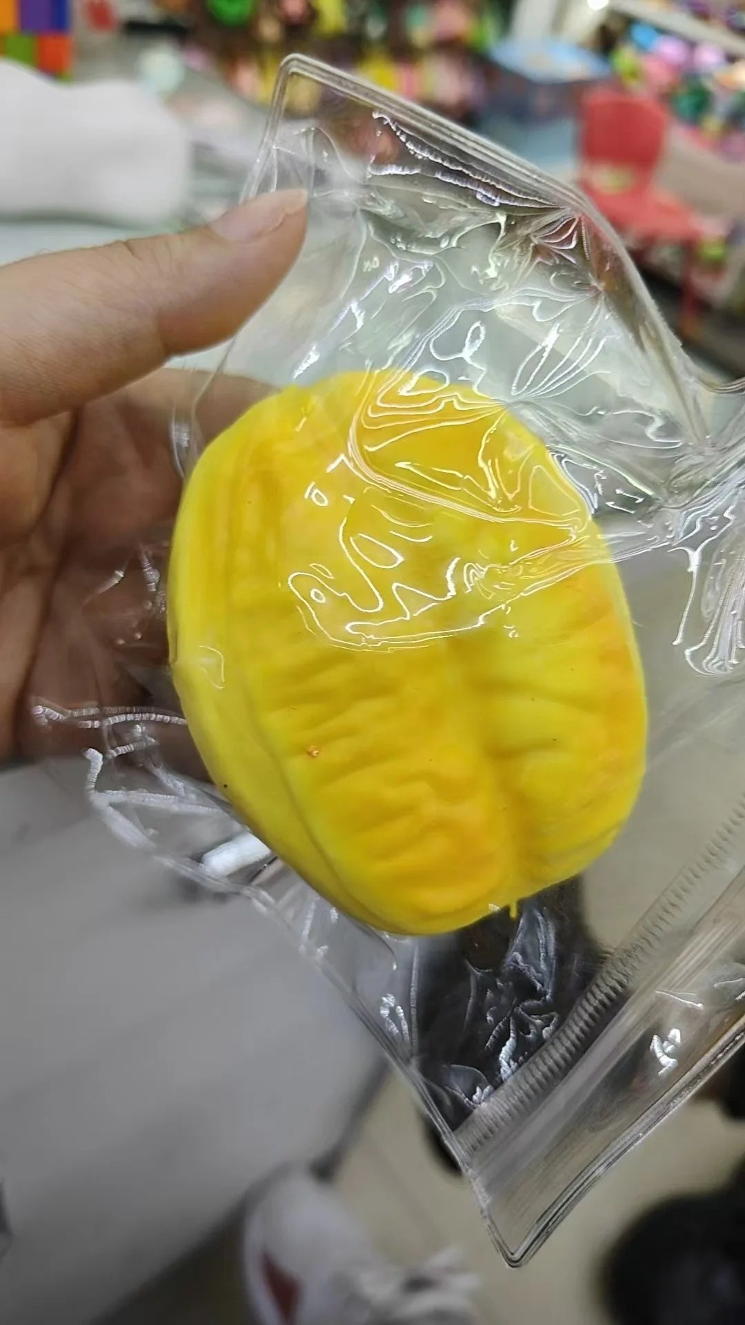 Balle Squishy Cacahuète à Construire – Jouet Antistress Sensoriel Ultra Doux