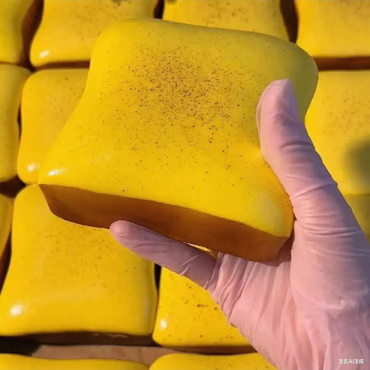 Squishy Toast au Beurre ultra doux à effet slow rise pour soulager le stress.
