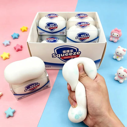Balle Squishy Cacahuète à Construire – Jouet Antistress Sensoriel Ultra Doux