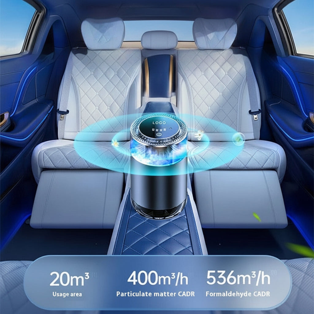 Diffuseur d'aromathérapie Nuvexer pour voiture avec technologie de nano-atomisation pour une fragrance à 360 degrés